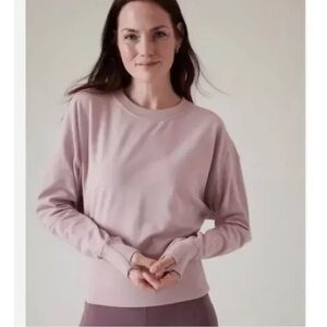 Athleta Retroterry Crewneck Top